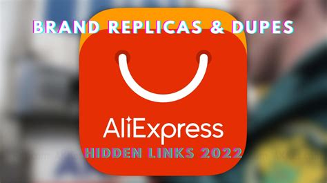 aliexpress branded dupes